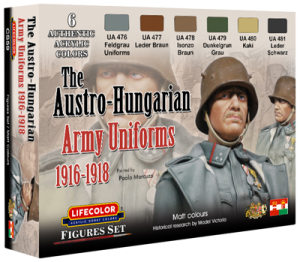LifeColor Austro-Hungarian Army Uniforms 1916-1918 Set # CS59