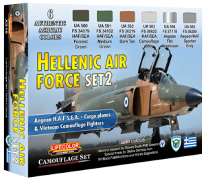 LifeColor Hellenic Air Force Set 2 # XS16