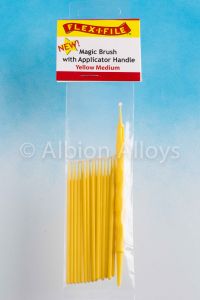 Flex-I-File Magic Brush - Yellow Medium & Applicator Handle # M929005