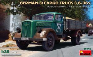 Miniart 1/35 3t Cargo Truck 3,6-36S Pritsche Normal Type # 35442