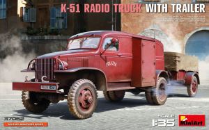 Miniart 1/35 K-51 Radio Truck w/ Trailer # 37062