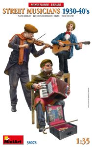 Miniart 1/35 Street Musicians 1930-40's # 38078