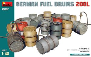 Miniart 1/48 German Fuel Drums 200L # 49002