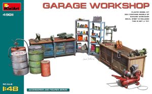 Miniart 1/48 Garage Workshop # 49011