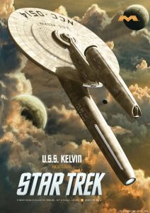 Moebius 1/1000 Star Trek: USS Kelvin (11 x 7 Inches) # 976