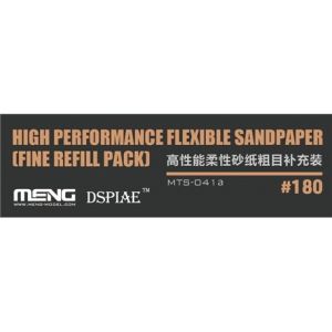 Meng Model Flexible Sand Paper (Fine Refill 180#) (x6) # MTS-041A