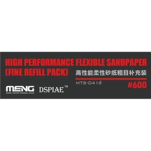 Meng Model Flexible Sand Paper (Fine Refill 600#) (x6) # MTS-041D