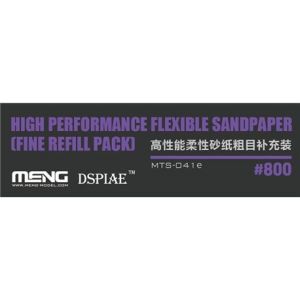 Meng Model Flexible Sand Paper (Fine Refill 800#) (x6) # MTS-041E