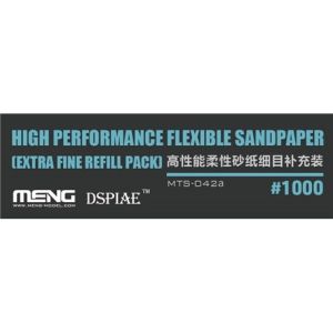 Meng Model Flexi Sandpaper Extra Fine 1000# (x6) # MTS-042A