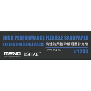Meng Model Flexi Sandpaper Extra Fine 1200# (x6) # MTS-042B