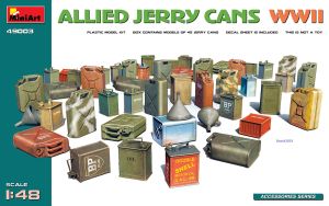 Miniart 1/48 Allied Jerry Cans WWII # 49003