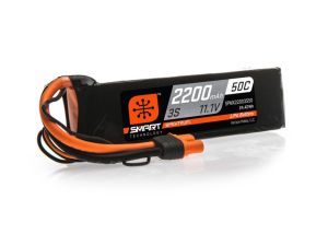 2200mAh 3S 11.1V 50C Smart LiPo Battery; IC3