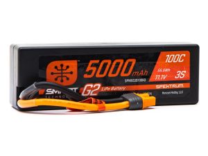 11.1V 5000mAh 3S 100C Smart G2 Hardcase LiPo Battery IC3