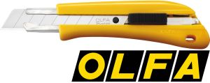 OLFA All-Purpose Heavy-Duty Auto-Lock Knife 18mm # BNAL