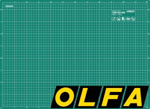 OLFA Self-Healing Double-Sided Cutting Mat A2 (60cm X 43cm) # CMA2RC