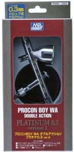 Mr Hobby 0.3mm Platinum Airbrush - Mr Procon Boy Double Action # PS289