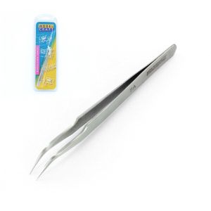 Extra Fine Curved Stainless Steel Tweezers # PTW2185/7