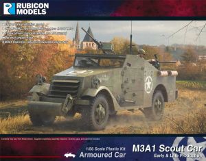 Rubicon Models 1/56 M3A1 Scout Car (Early & Late production) # 280083