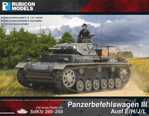 Rubicon Models 1/56 Panzerbefehlswagen III Ausf E/H/J/L # 280093