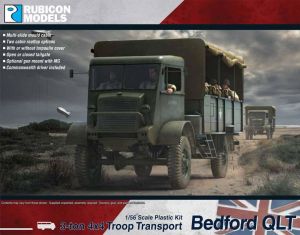 Rubicon Models 1/56 Bedford QLT Troop Carrier # 280107