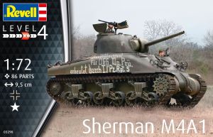 Revell 1/72 Sherman M4A1 # 03290
