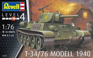Revell 1/76 Soviet T-34/76 Model 1940 # 03294