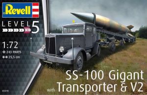 Revell 1/72 SS-100 Gigant + Transporter + V-2 # 03310