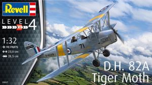 Revell 1/32 De Havilland Tiger Moth (ex ICM) # 03827