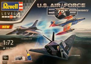 Revell 1/72 75th Anniversary of US Air Force Gift Set # 05670