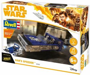 Revell 1/164 Build & Play Han's Speeder Star Wars with Light & Sound # 06769