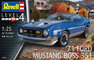 Revell 1/25 '71 Ford Mustang Boss 351 # 07699