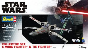 Revell 1/57 X-Wing Fighter & 1/65 TIE Fighter Gift Set # 06054