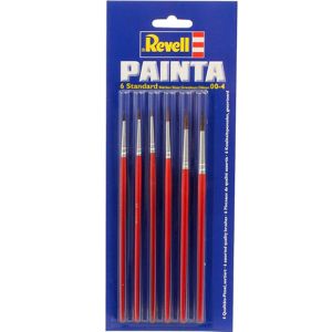 Revell Paint Brush Set (Painta Standard), 6 Brushes # 29621
