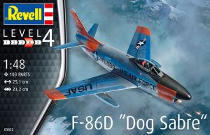 Revell 1/48 F-86D Dog Sabre Model Starter Set # 63832