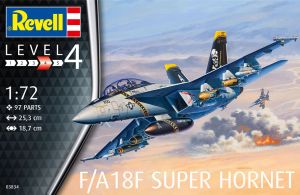 Revell 1/72 F/A18F Super Hornet Model Set # 63834
