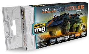 Ammo by Mig Sci-Fi Ground Vehicles Color Set # 7155