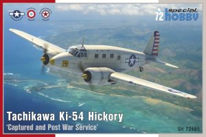 Special Hobby 1/72 Tachikawa Ki-54 Hickory 'Captured and Post War Service' # 72485