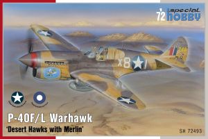 Special Hobby 1/72 Curtiss P-40F/L Warhawk 'Desert Hawks with Merlin' # 72493