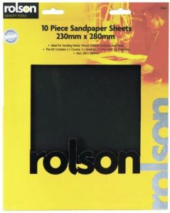 Rolson 10pc Wet & Dry Sand Sheets # 24507