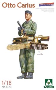 Takom 1/16 Otto Carius WWII German Tank Ace Limited Edition # 01020