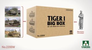 Takom 1/35 Pz.Kpfw.VI Tiger I Big Box Limited Edition (3 tanks 2 figures) # 02200W