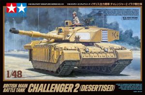 Tamiya 1/48 British Main Battle Tank Challenger 2 (Desertised) # 32601