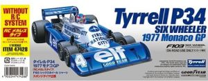 Tamiya 1/10 XB Tyrrell P34 Six Wheeler 1977 Monaco GP # 47428