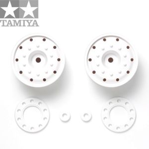 Tamiya 30mm Hex Hub Wheels (2) - White # 56543