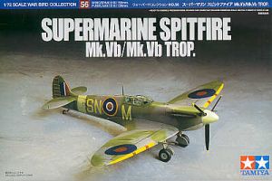 Tamiya 1/72 Supermarine Spitfire Mk.Vb/Mk.Vb Tropical # 60756 - Plastic Model Kit