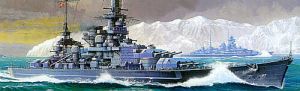 Tamiya 1/700 Scharnhorst Battle Cruiser # 77518 - Plastic Model Kit