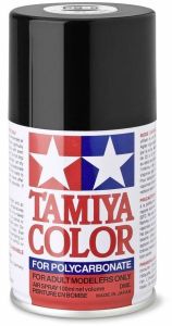 Tamiya 100ml PS5 Black Polycarbonate Spray Paint # 86005