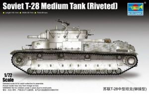Trumpeter 1/72 Soviet T-28 Medium Tank (Riveted) # 07151