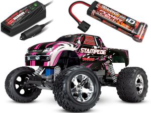 Traxxas 1/10 Stampede XL-5 2WD with Battery and 12v Charger - Pink X # TRX36054-1-PINKX