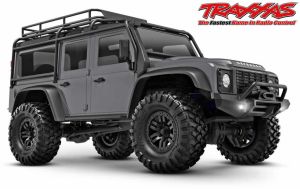 Traxxas 1/18 Land Rover Defender TRX-4m 4WD Electric Trail Crawler, Silver (+ TQ, ECM-2.5, Titan 87T, 750mAh LiPo, USB charger) # 97054-1-SLVR